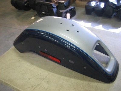 00 Harley FXSTD Softail Duece Rear Fender Sinister Blue  