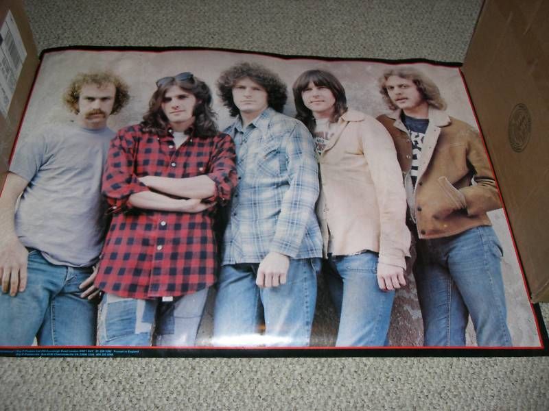 THE EAGLES EARLY VINTAGE 1970S POSTER BIG O RARE  