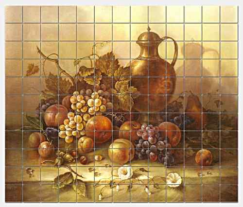 PILA FRUIT KITCHEN BACKSPLASH Ceramic Mural 78x66  