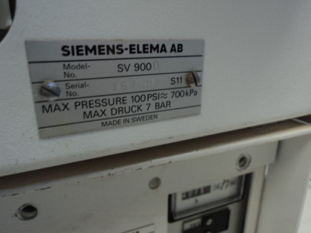 SIEMENS ELEMA SERVO AB VENTILATOR SV900D PARTS/REPAIR  