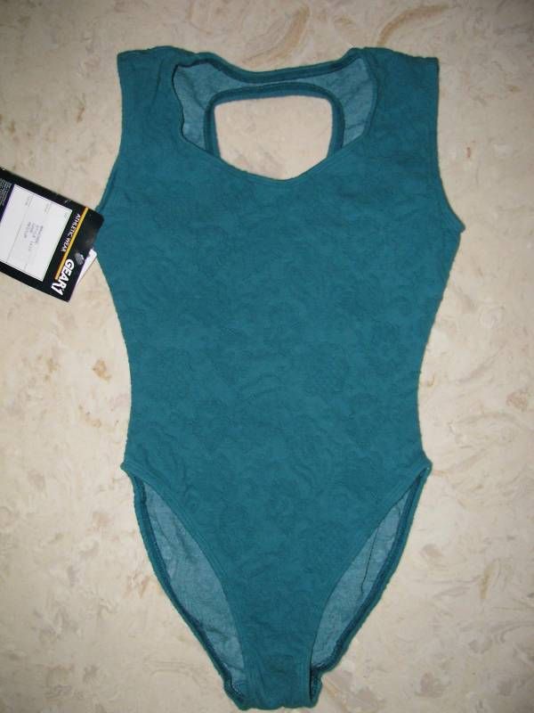 MED full bottom or thong LEOTARD DANCE workout lot of 1  