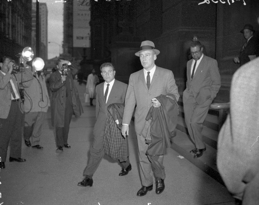 4x5 NEG. Mobster Marshall Caifano in Chicago 1959  