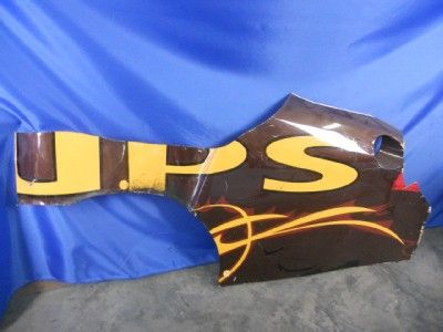 DAVID RAGAN RACE USED 6 UPS FORD FUSION REAR QTR SHEETMETAL NASCAR 