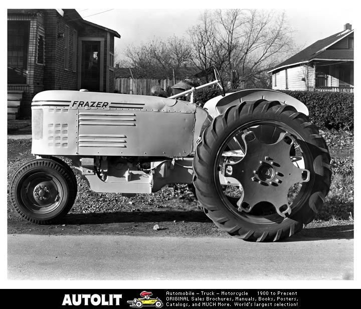 1946 Kaiser Frazer Rototiller Factory Photo  