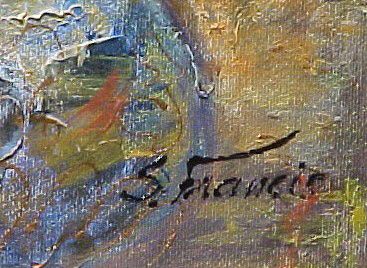 INTERLUDE Sevitt Francis Original Painting on Canvas  