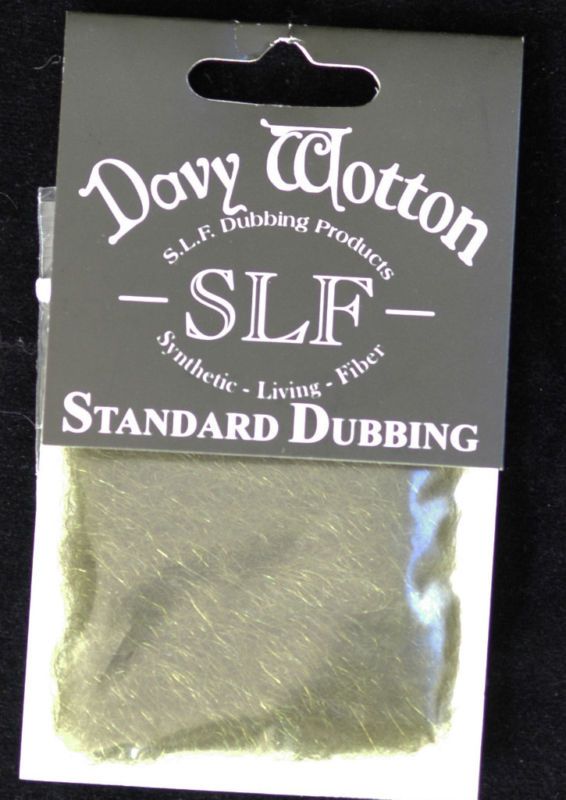 Wapsi Fly Co Davy Wooton Standard SLF Dubbing Dk Olive  