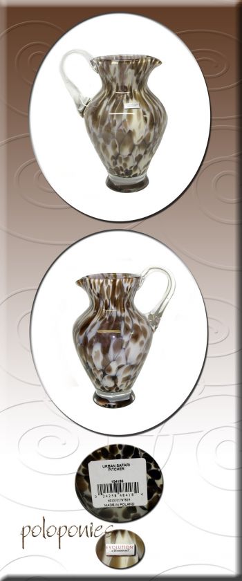 Waterford Crystal Urban Safari Pitcher   Evolution Collection NIB 