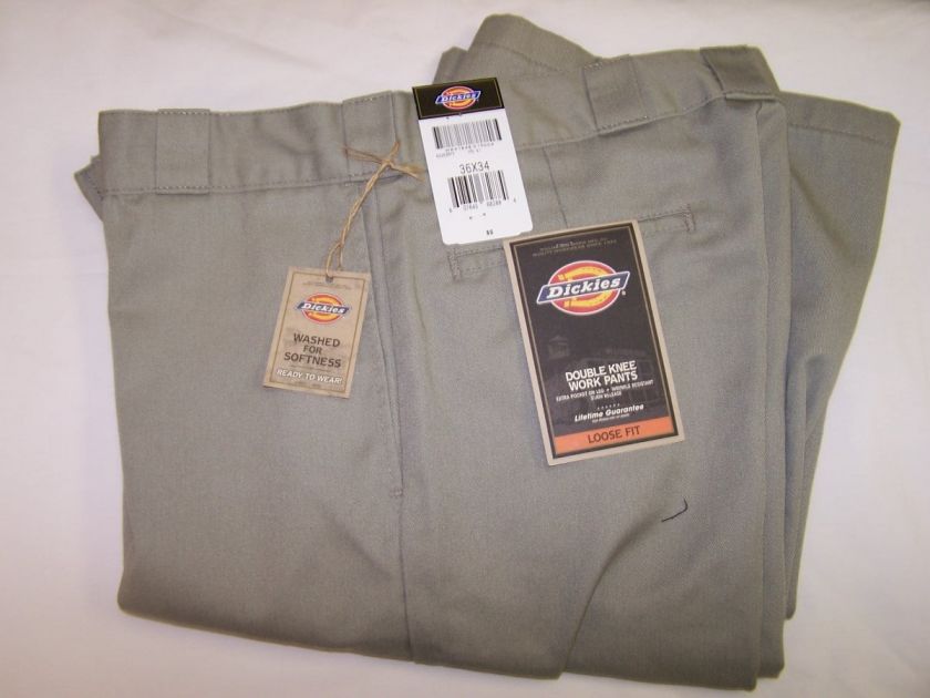 NWT Dickies Double Knee Loose Fit Work Pants 85283  