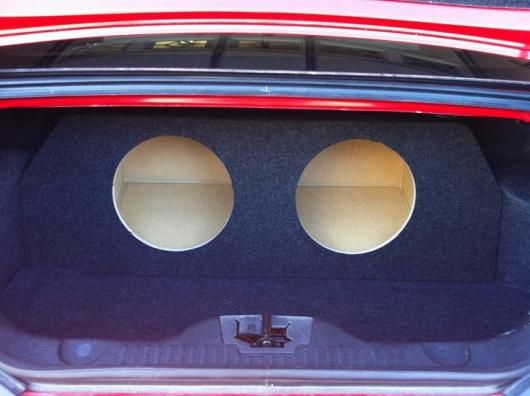 2005+ Mustang Sub Subwoofer Box Speaker Enclosure (2 10)   Concept 