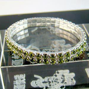 C3123 Unique Wedding Rhinestone Crystal Bangle Bracelet  