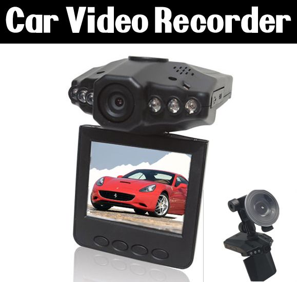 IR LED HD 720P Motion Detection Car DVR Audio Video Recorder with 