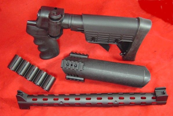 ATI Remington 870 Six 6 Position Side Folding Tactical Stock 4pc Combo 