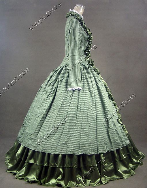   Gothic Lolita Cotton Blend Satin Dress Ball Gown 175 XL  