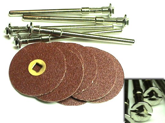 MANDREL AND SANDING DISCS JEWELRY TOOLS  