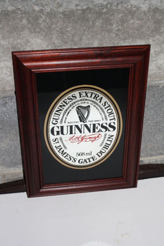   James Gate Dublin Extra Stout Framed Irish Pub Mirror Ireland  