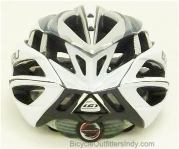 Louis Garneau Diamond   Cycling Helmet   Black/White   Medium (56 59cm 