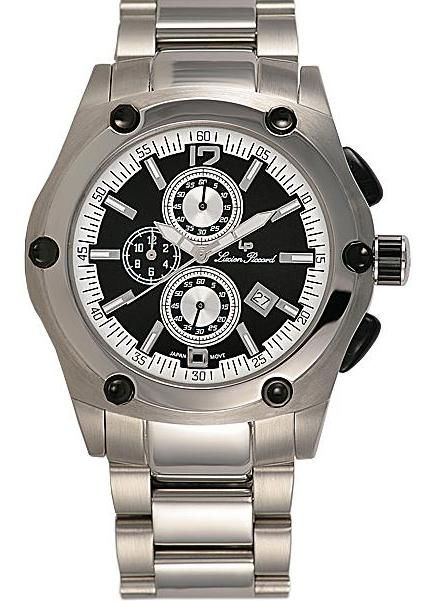Lucien Piccard Mens ChronoGraph Stainless Steel Watch  