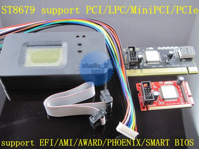   Laptop Mini PCI E LPC Diagnostic Post Test Debug Card+LPC Cable 8679