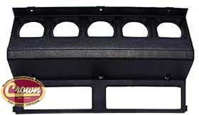 JEEP WRANGLER YJ 91 95 INSTRUMENT PANEL HOUSING BLACK  