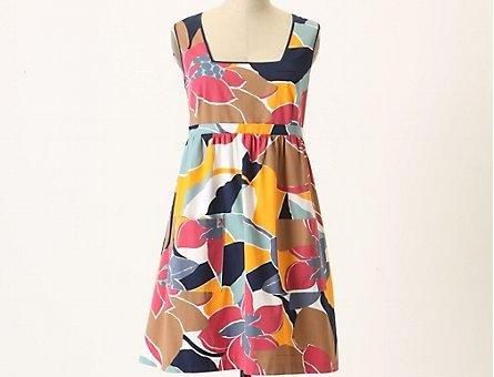 New Anthropologie Burgeoning Latitudes Dress Size 0  