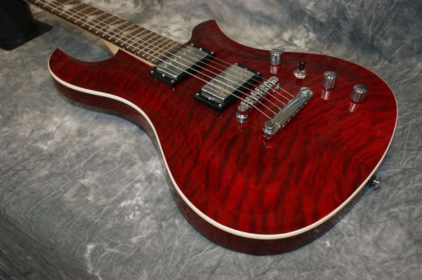 rich eagle masterpiece dragon blood bolt on neck mahogany body 