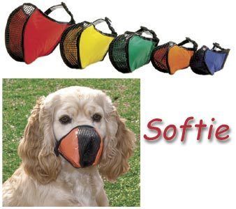 PRO GUARD SOFTIE NYLON DOG MUZZLE   SUPPORTS RESCUE  