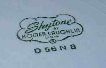 LAUGHLIN SKYTONE Blue Mist * 3 Dinner Plates  