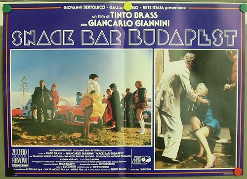 db13 SNACK BAR BUDAPEST TINTO BRASS 8 c/o POSTER ITALY  