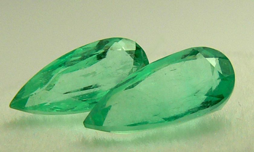 80 PAIR NATURAL EMERALDS FOR EARRINGS  