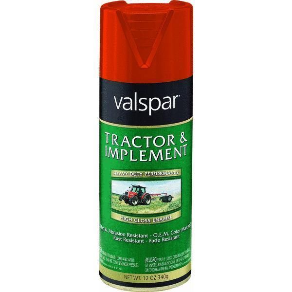 Allis Chalmers Orange Spray Paint by Valspar 789984  