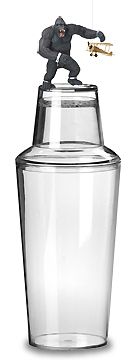 HALF GALLON Clear Acrylic Giant Martini Cocktail Shaker  