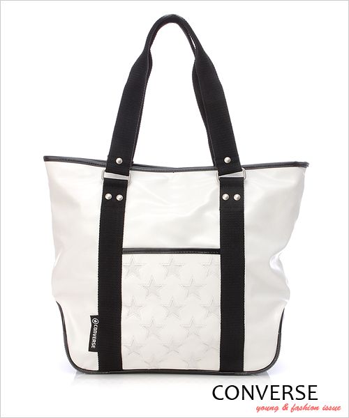 BN Converse Rock Stars Shoulder Bag / Tote *White*  