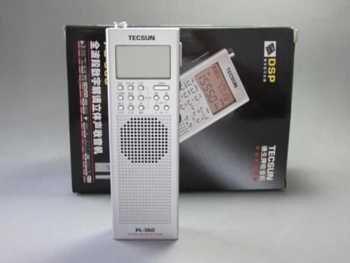 TECSUN PL 360 ETM PLL DSP World Band Radio PL360 Silver  