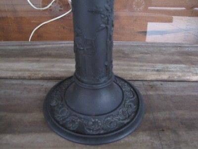 Antique Wedgewood Black Basalt Candlesticks  