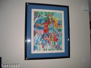 Leroy Neiman seriograph Orlando Magic w/ MICHEAL JORDAN  