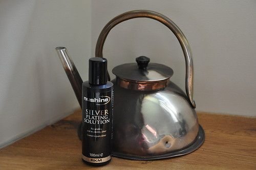 SILVER PLATE YOUR ART DECO WITH A SILVER PLATING SOLUTION  