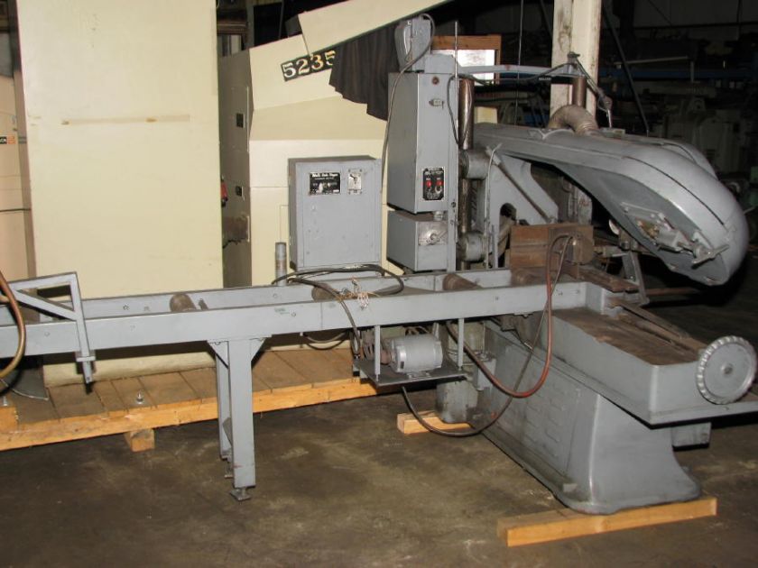 Wells Automatic Horiz. Band Saw No. 1200 12 x 16  