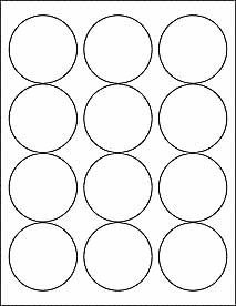 SHEETS 2 1/2 ROUND CIRCLE BLANK WHITE STICKERS LABEL  
