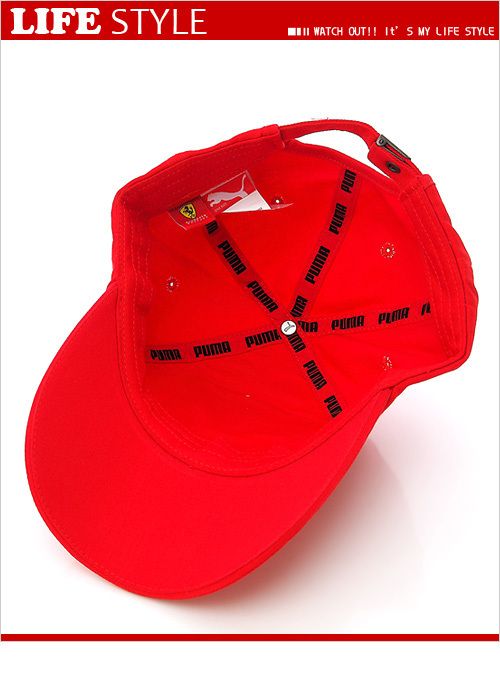   PUMA Ferrari LS Baseball Cap / Hat (55810802) Red in Asian Size  