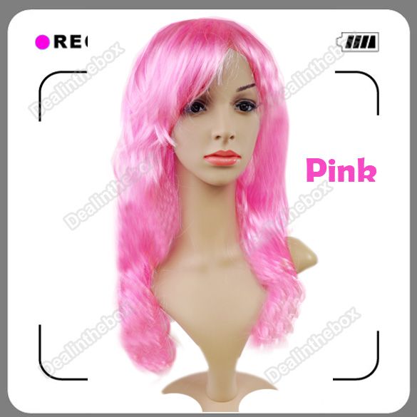 Wonderful Cosplay Party Long Wavy Curly Hair Wig/Wigs  