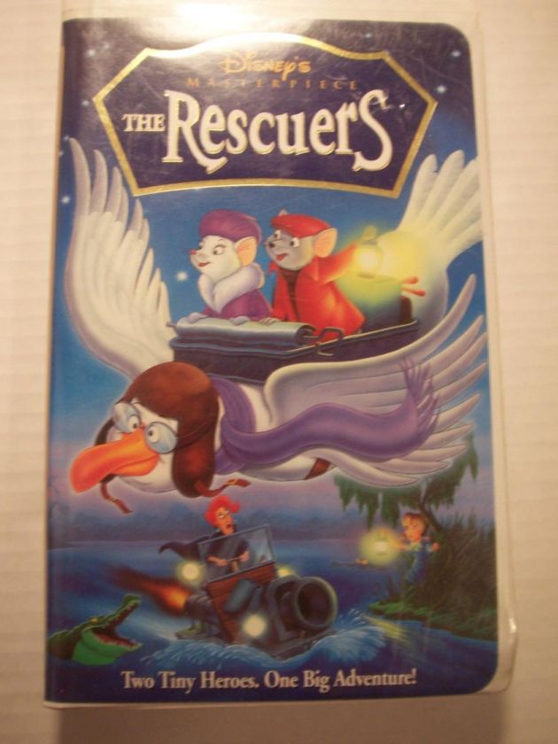 DISNEY THE RESCUERS Childrens VHS Tape 786936079722  