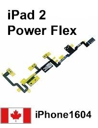 New OEM Apple iPad 2 gen Power Volume Flex ribbon cable part fix 