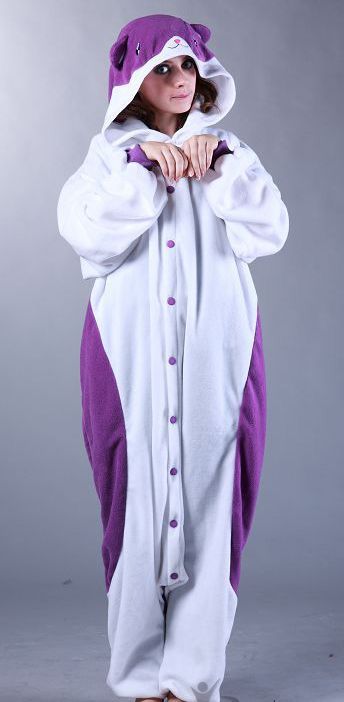 Purple Hamster Kigurumi / Hamster Animal Pajama  