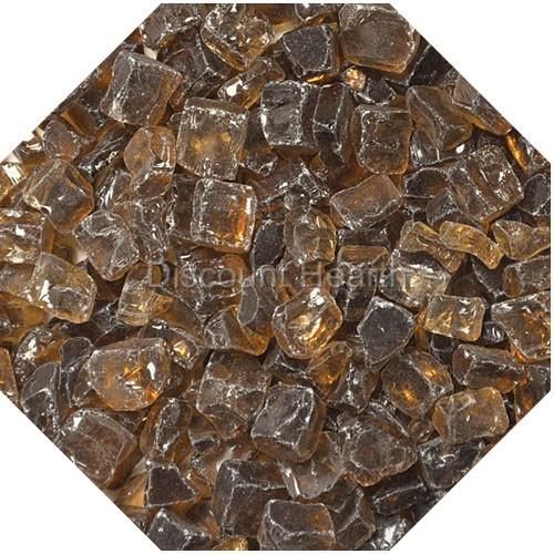 Copper 1/2 Fireglass Fire Glass Fire Pit Fireplace Fire Glass 