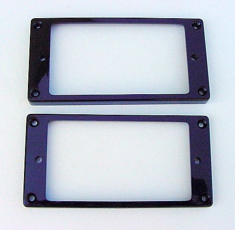 plastic humbucker style pickup ring set for electric guitar