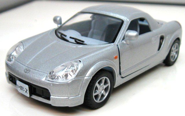 Kinsmart Toyota MR2 Silver 1/32  