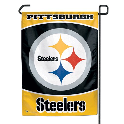 PITTSBURGH STEELERS GARDEN FLAG BANNER NFL FOOTBALL  