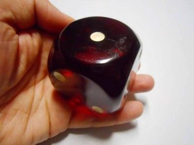 194 gr (Very Big) 1930S___CHERRY AMBER BAKELITE FATURAN SIKMA 