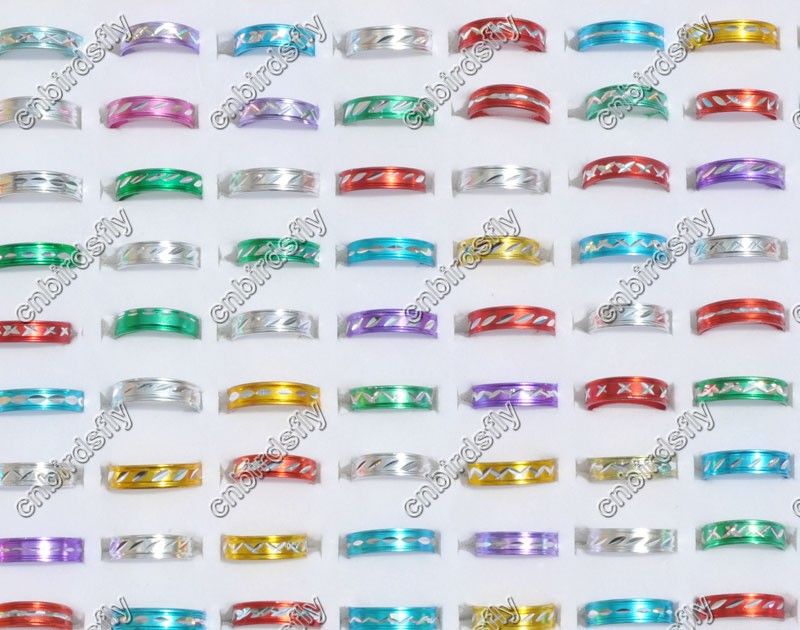   jewelry Lots 800pcs 8tone Aluminum rings High Quality  A+