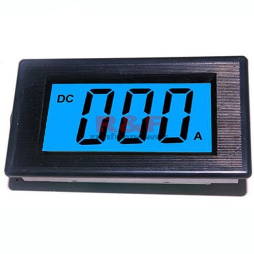 NEW 3½ Digital Blue LCD DC 0~5.0A AMP Panel Meter  